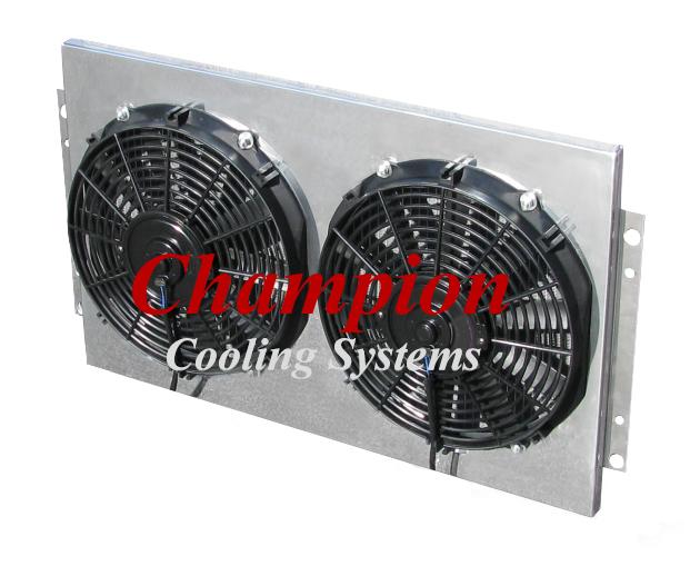1961 1962 Chevy Impala 4 Row Radiator + Fan Shroud Performance Cooling